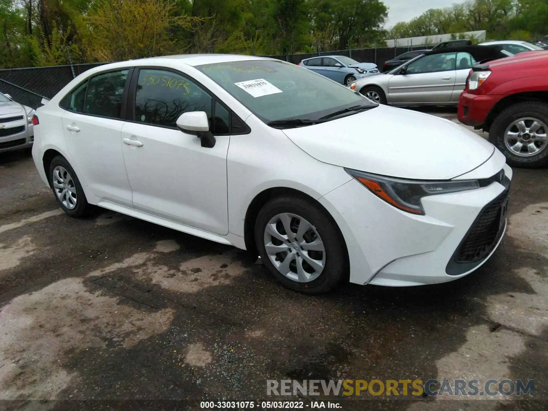 1 Photograph of a damaged car 5YFEPMAE1NP271472 TOYOTA COROLLA 2022