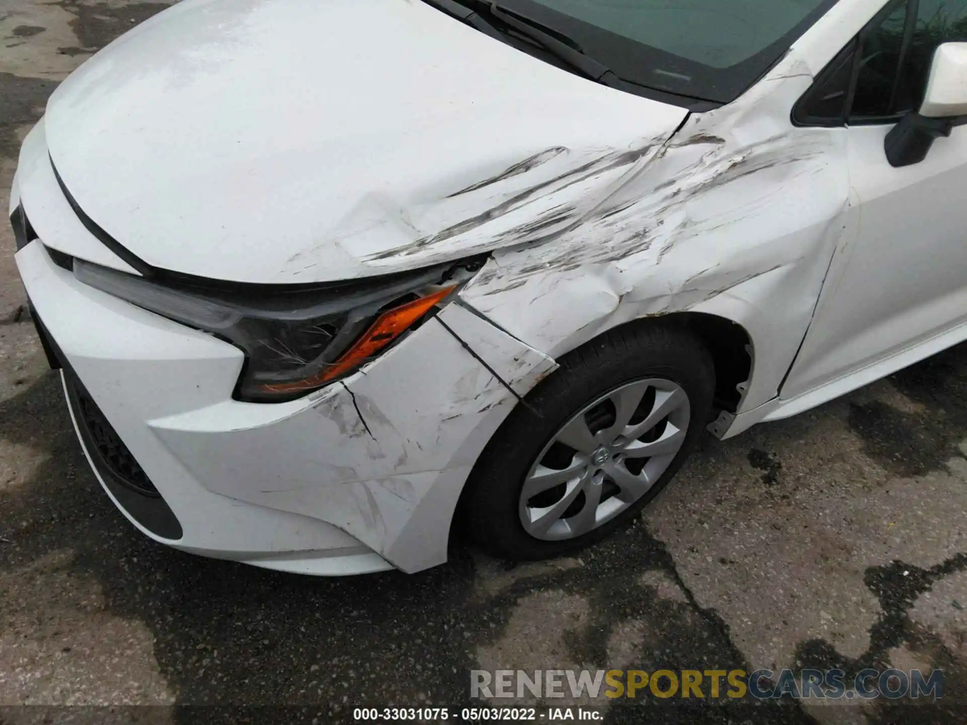 6 Photograph of a damaged car 5YFEPMAE1NP271472 TOYOTA COROLLA 2022