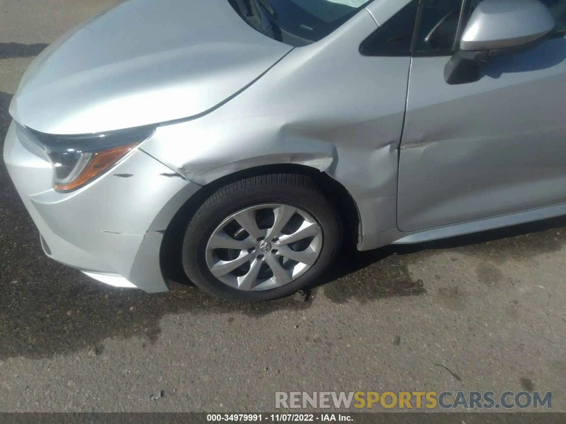 6 Photograph of a damaged car 5YFEPMAE1NP271553 TOYOTA COROLLA 2022