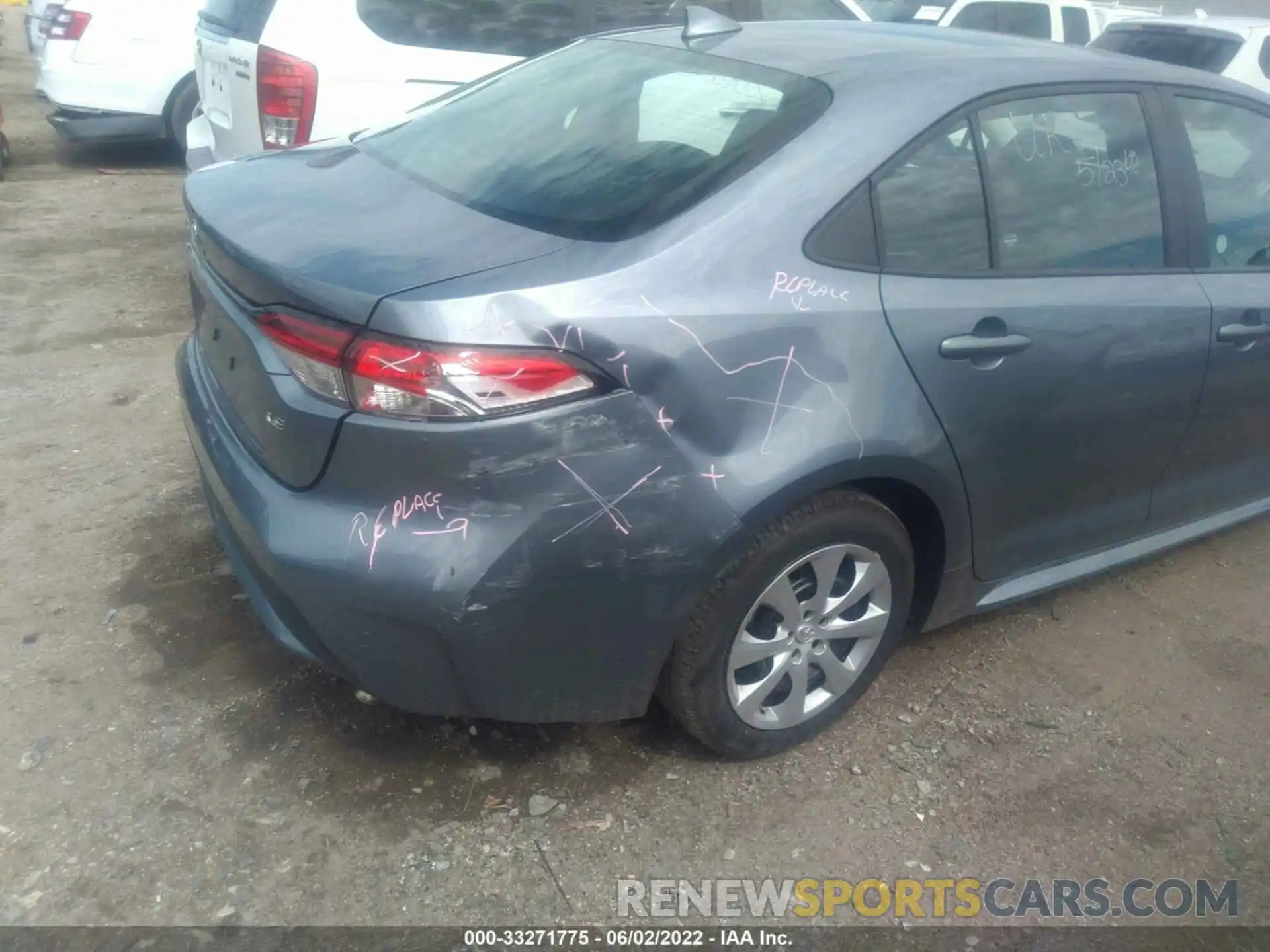 6 Photograph of a damaged car 5YFEPMAE1NP273352 TOYOTA COROLLA 2022