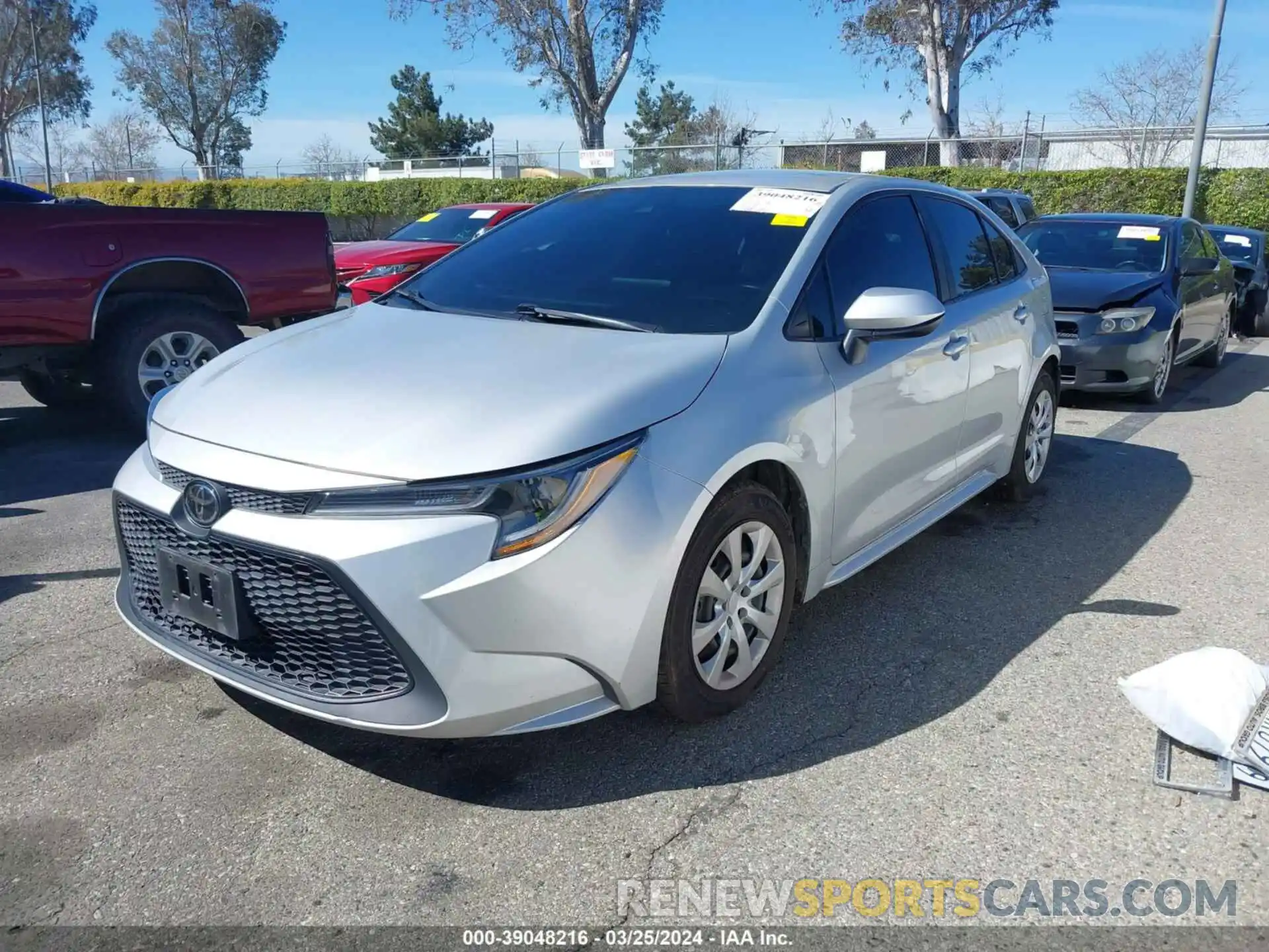 2 Photograph of a damaged car 5YFEPMAE1NP273920 TOYOTA COROLLA 2022