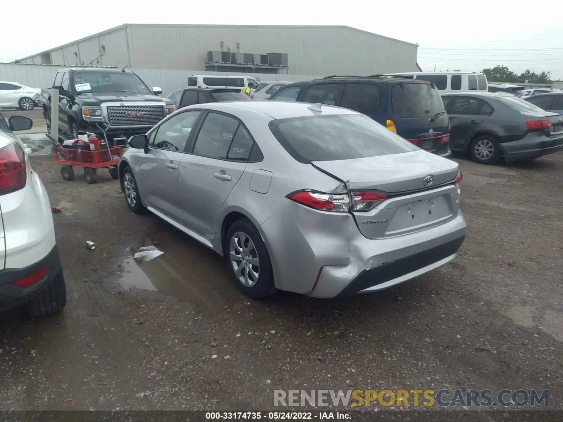 3 Photograph of a damaged car 5YFEPMAE1NP274212 TOYOTA COROLLA 2022