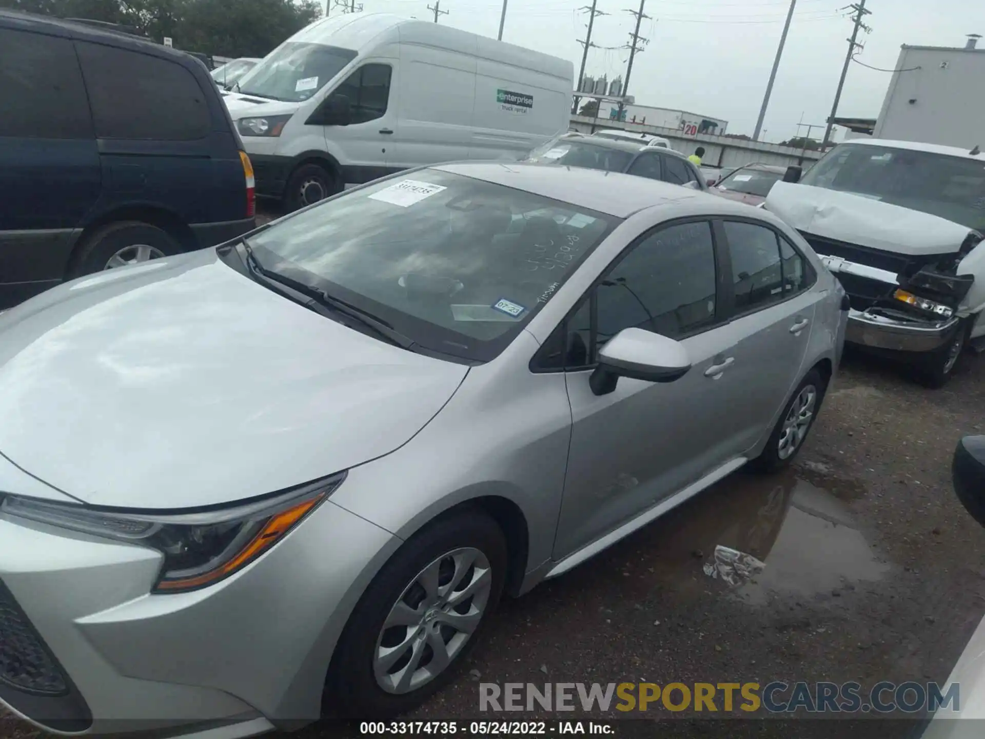 6 Photograph of a damaged car 5YFEPMAE1NP274212 TOYOTA COROLLA 2022