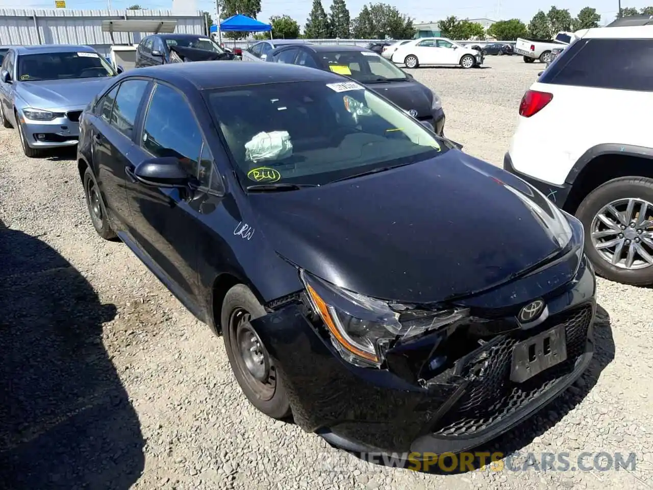 1 Photograph of a damaged car 5YFEPMAE1NP274226 TOYOTA COROLLA 2022