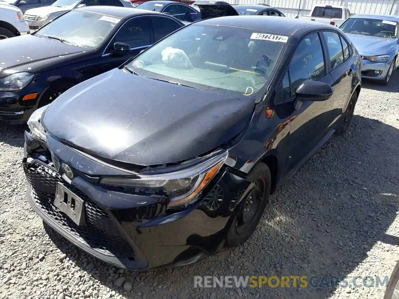 2 Photograph of a damaged car 5YFEPMAE1NP274226 TOYOTA COROLLA 2022