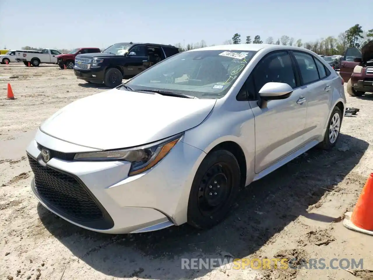 2 Photograph of a damaged car 5YFEPMAE1NP274632 TOYOTA COROLLA 2022