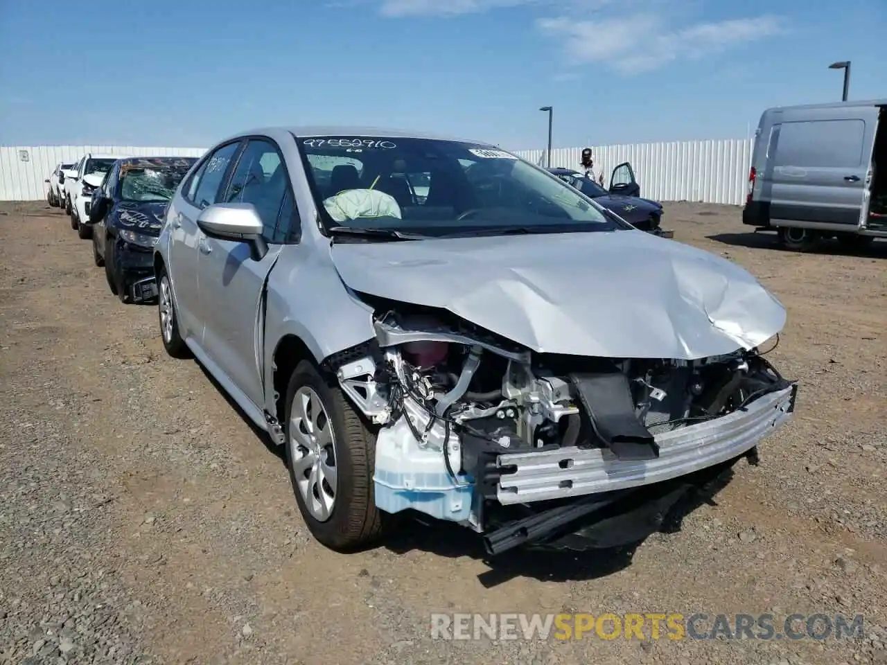 1 Photograph of a damaged car 5YFEPMAE1NP274873 TOYOTA COROLLA 2022