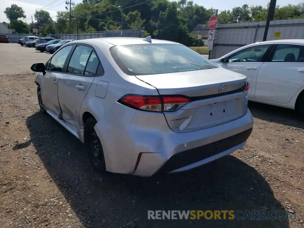 3 Photograph of a damaged car 5YFEPMAE1NP274873 TOYOTA COROLLA 2022