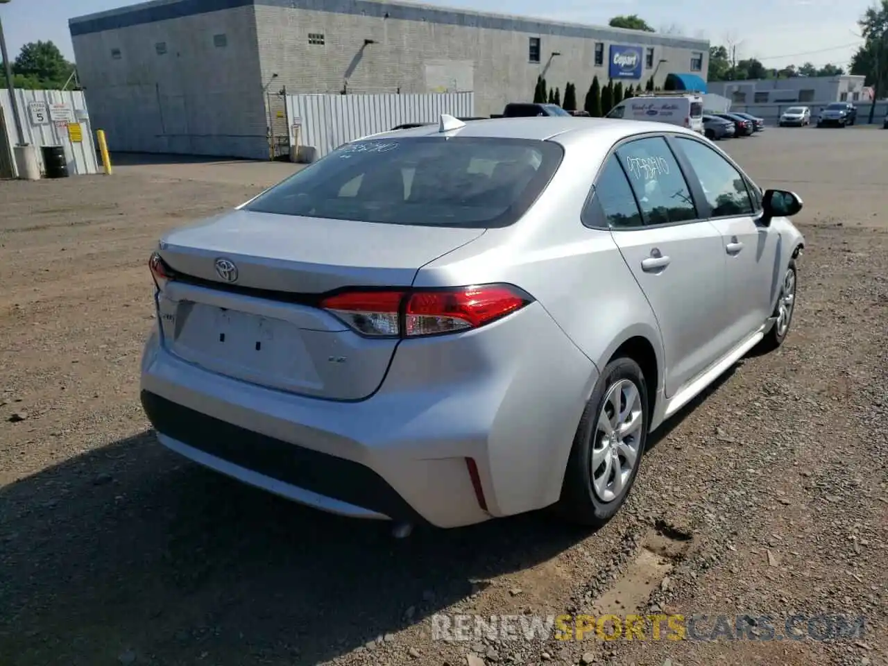 4 Photograph of a damaged car 5YFEPMAE1NP274873 TOYOTA COROLLA 2022