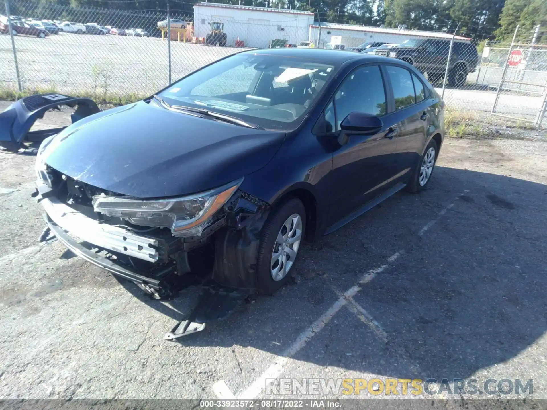 2 Photograph of a damaged car 5YFEPMAE1NP275053 TOYOTA COROLLA 2022