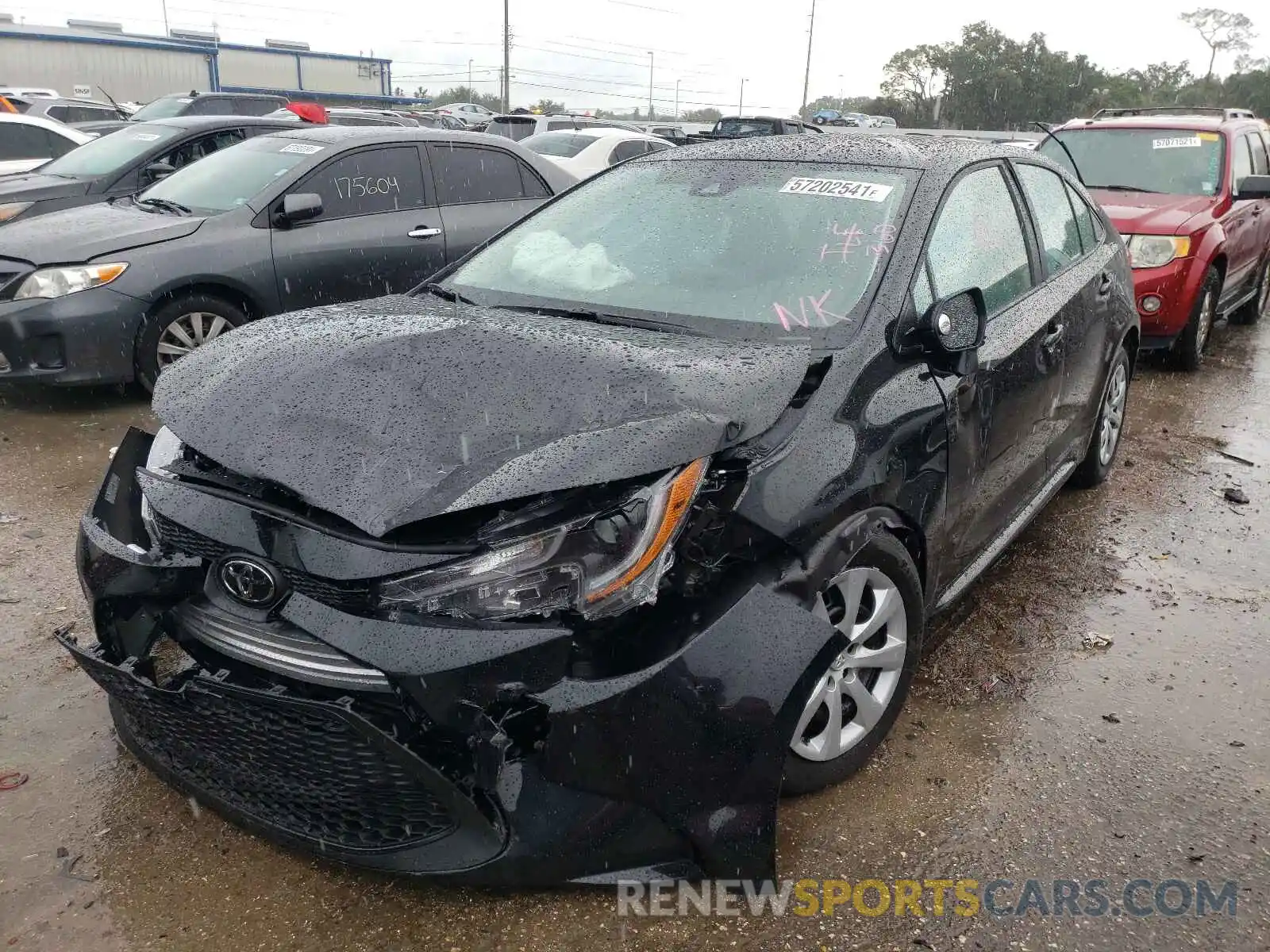 2 Photograph of a damaged car 5YFEPMAE1NP276087 TOYOTA COROLLA 2022