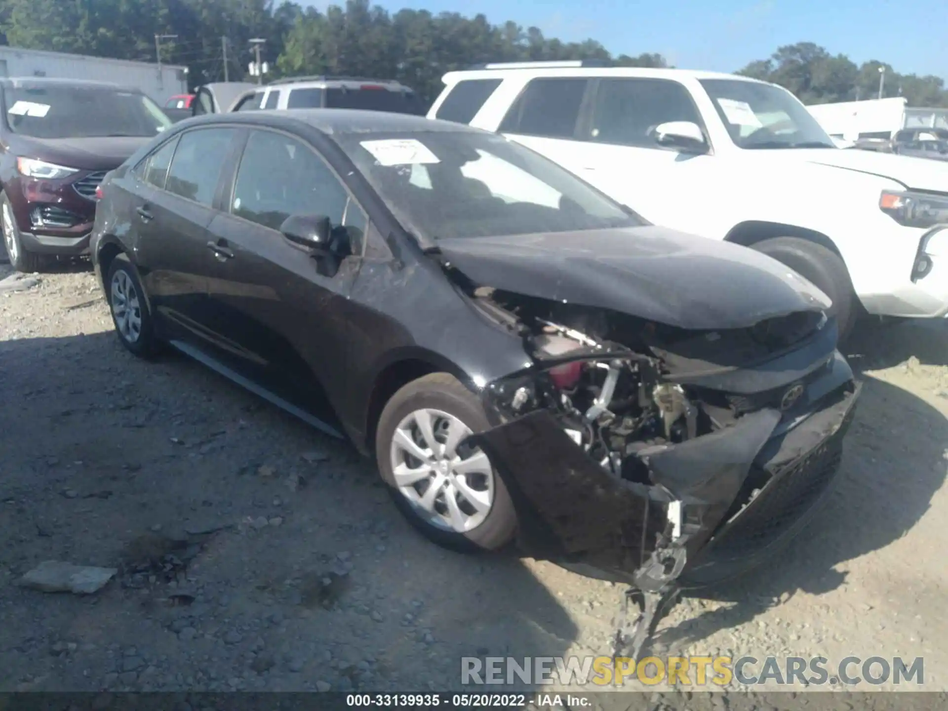 1 Photograph of a damaged car 5YFEPMAE1NP280592 TOYOTA COROLLA 2022