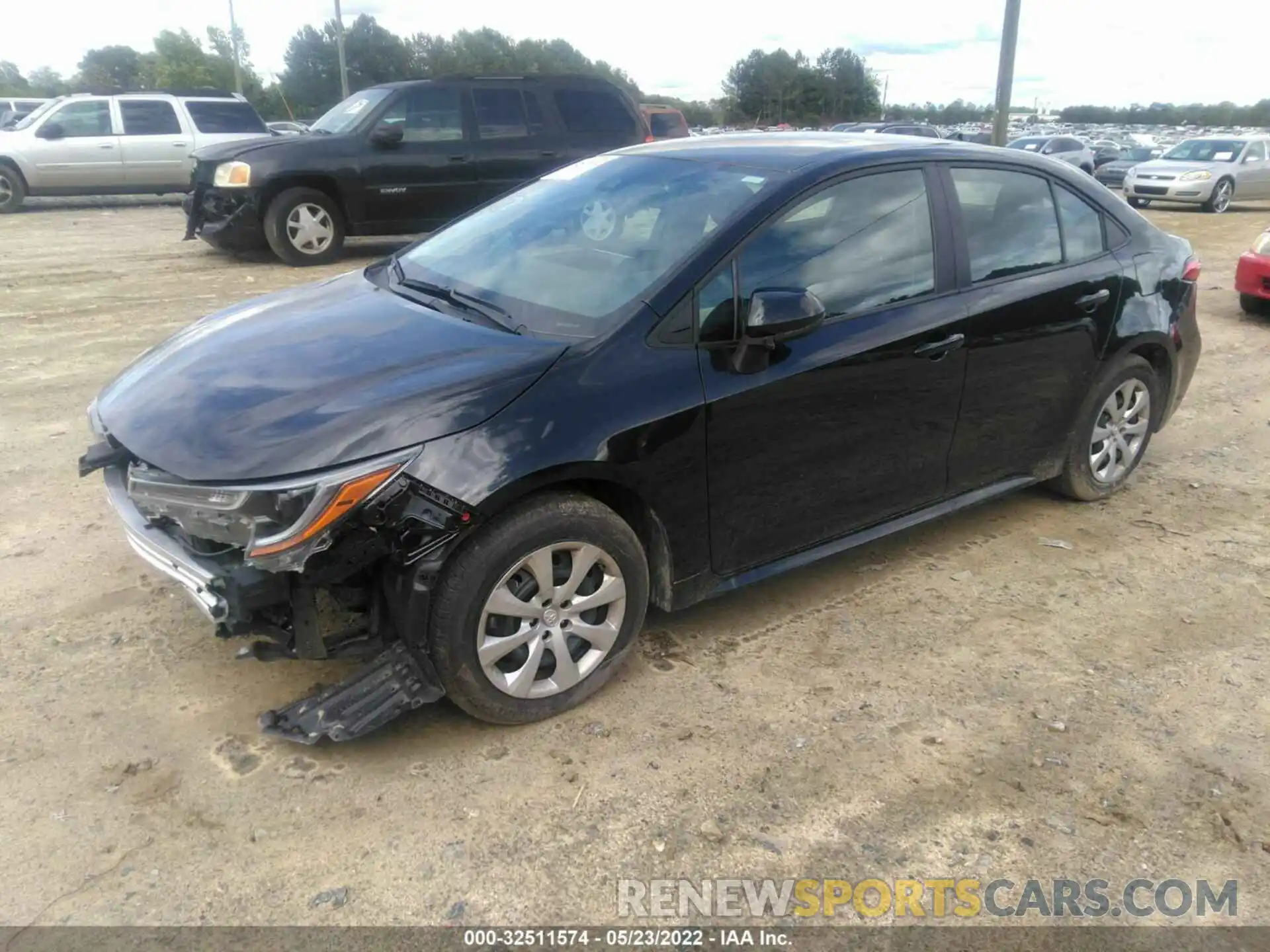 2 Photograph of a damaged car 5YFEPMAE1NP281368 TOYOTA COROLLA 2022