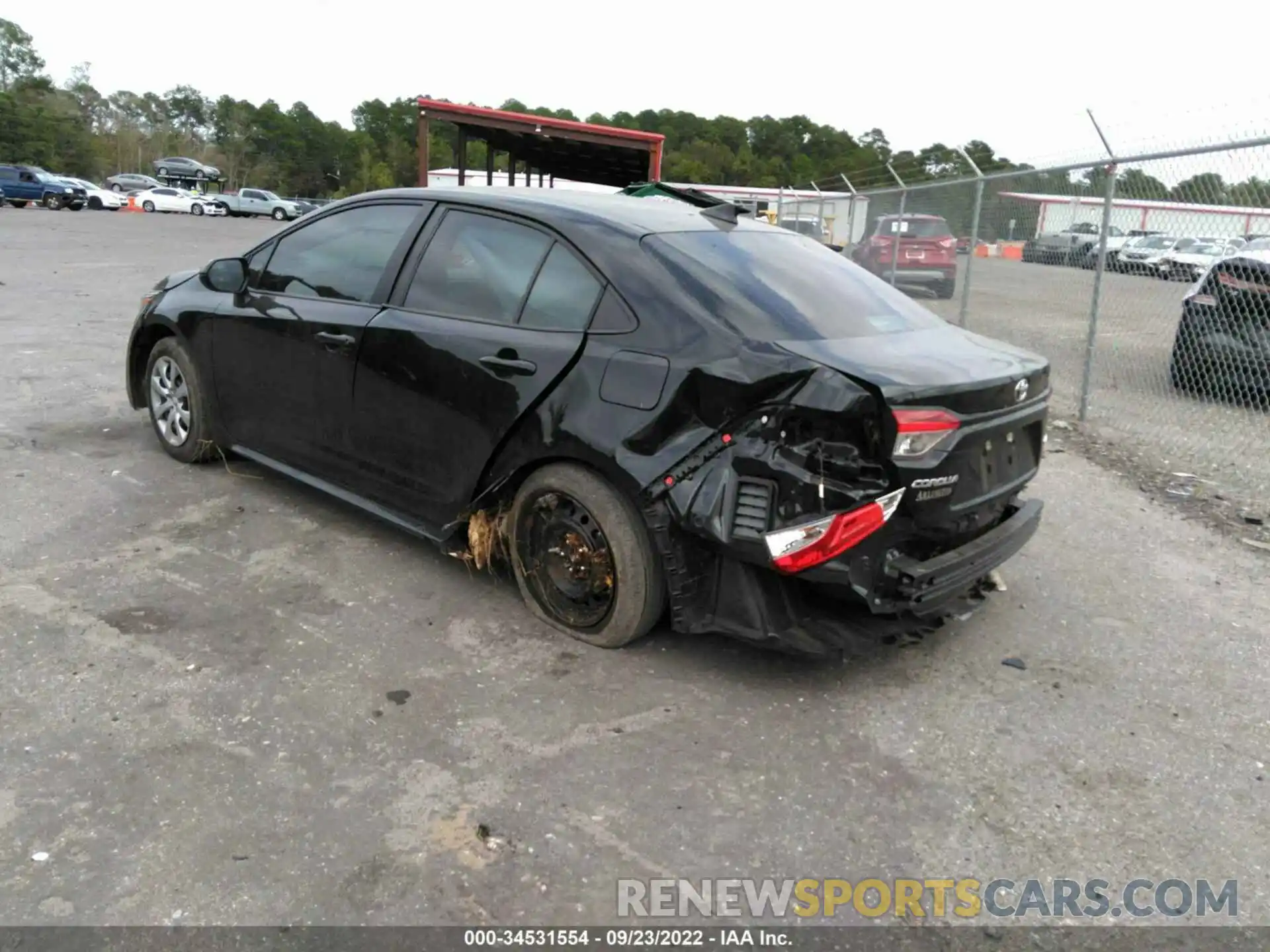 3 Photograph of a damaged car 5YFEPMAE1NP281760 TOYOTA COROLLA 2022