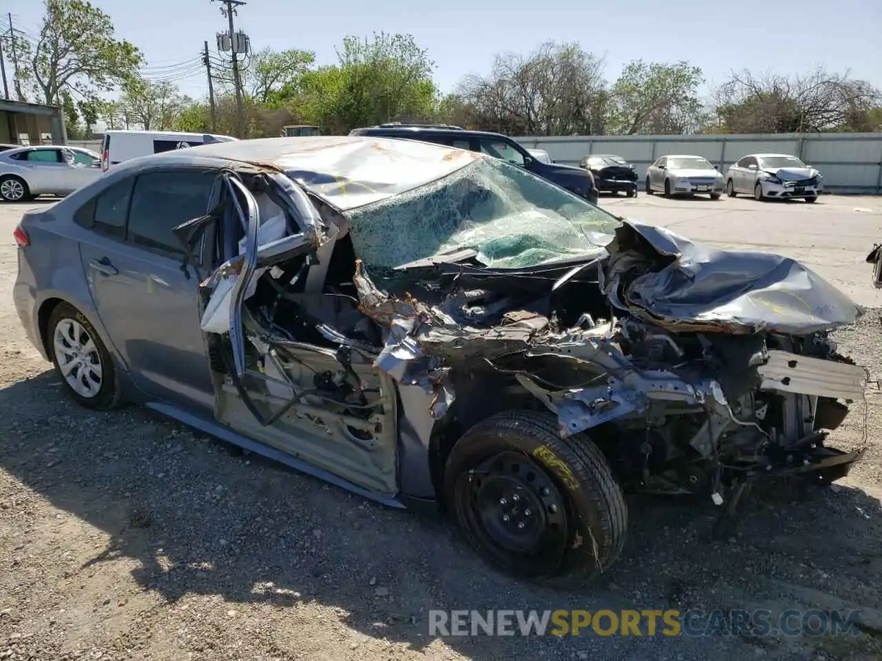 9 Photograph of a damaged car 5YFEPMAE1NP281869 TOYOTA COROLLA 2022