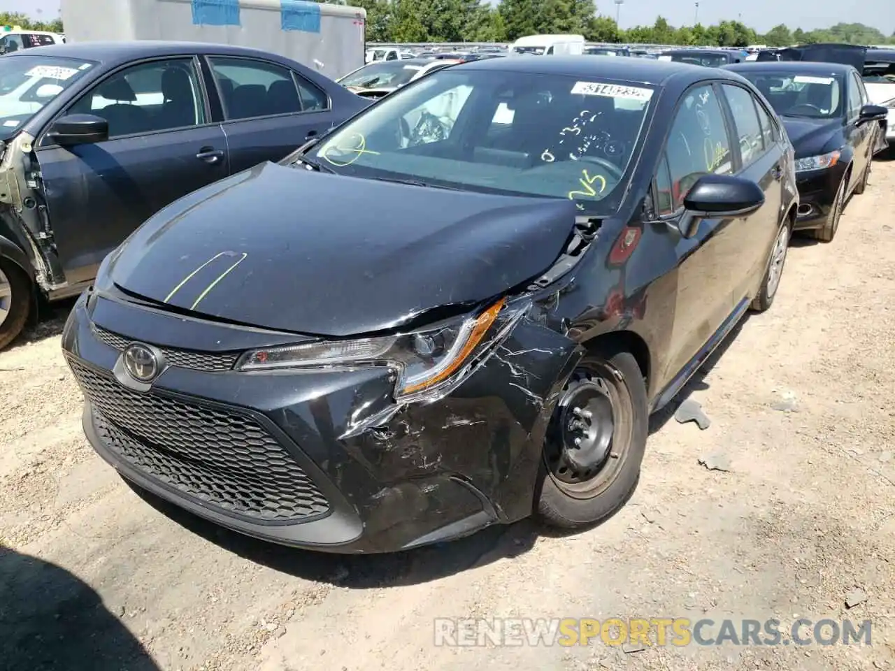 2 Photograph of a damaged car 5YFEPMAE1NP287543 TOYOTA COROLLA 2022