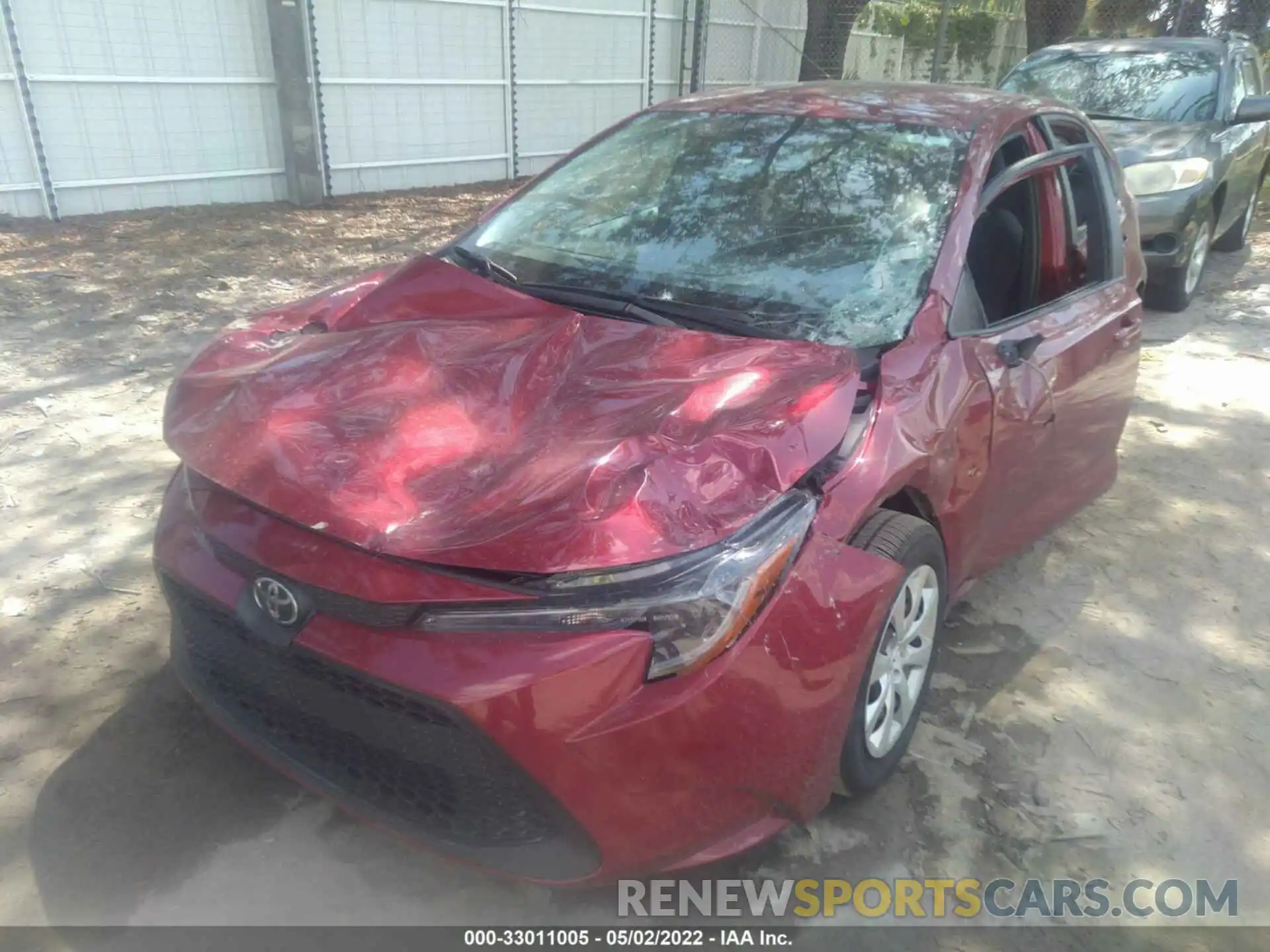 6 Photograph of a damaged car 5YFEPMAE1NP296050 TOYOTA COROLLA 2022