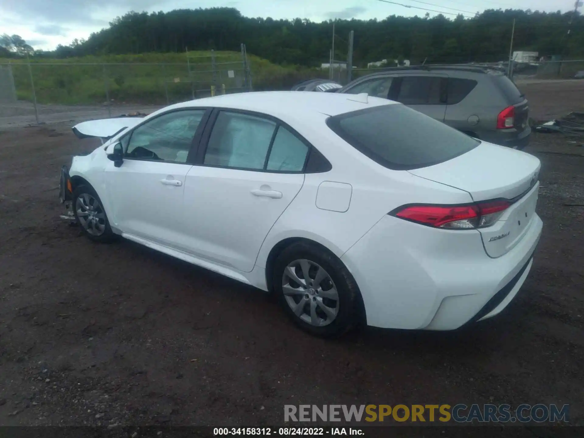 3 Photograph of a damaged car 5YFEPMAE1NP296260 TOYOTA COROLLA 2022