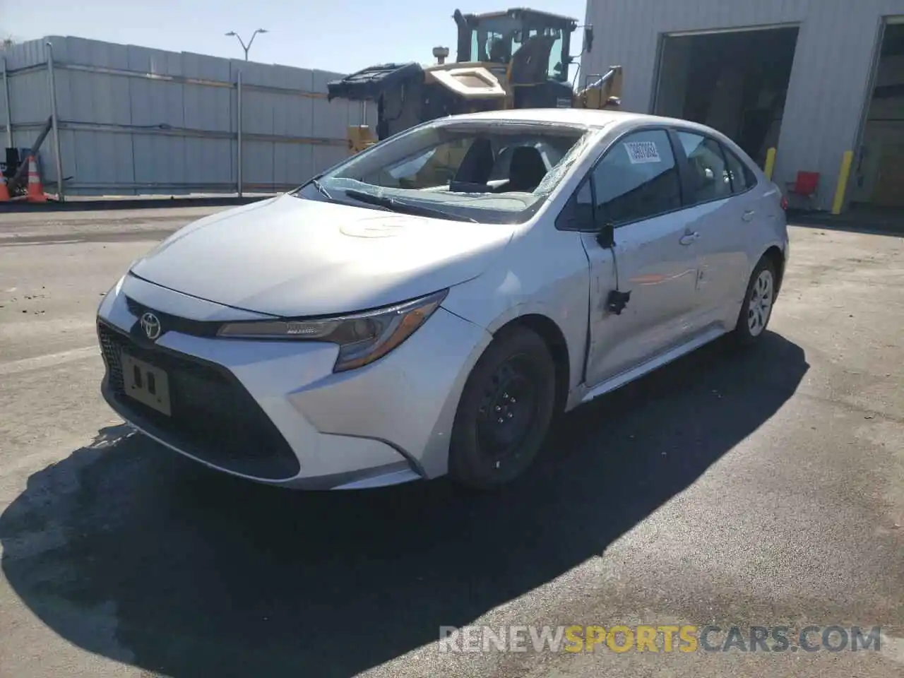 2 Photograph of a damaged car 5YFEPMAE1NP296856 TOYOTA COROLLA 2022