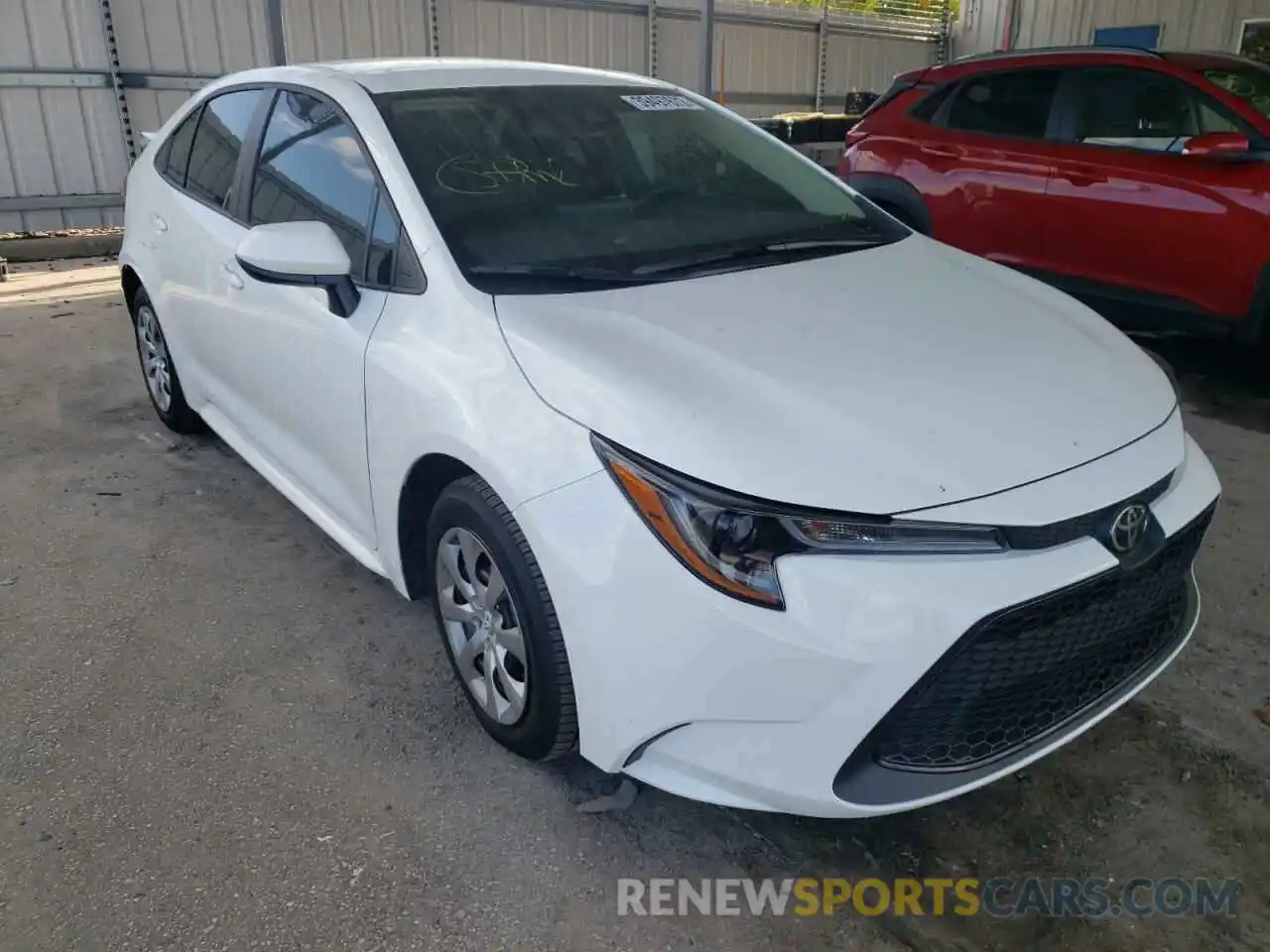 1 Photograph of a damaged car 5YFEPMAE1NP297179 TOYOTA COROLLA 2022