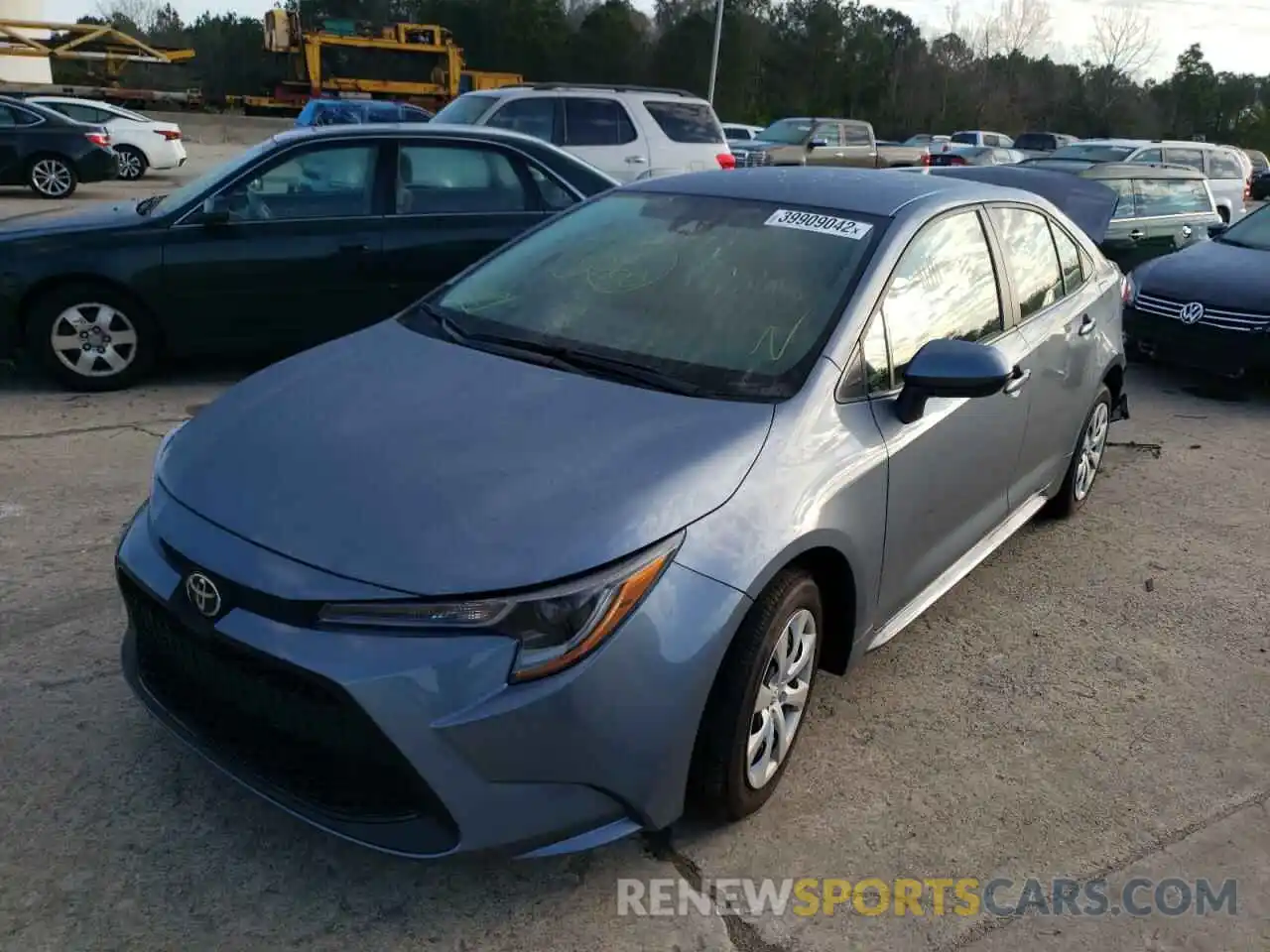 2 Photograph of a damaged car 5YFEPMAE1NP303398 TOYOTA COROLLA 2022