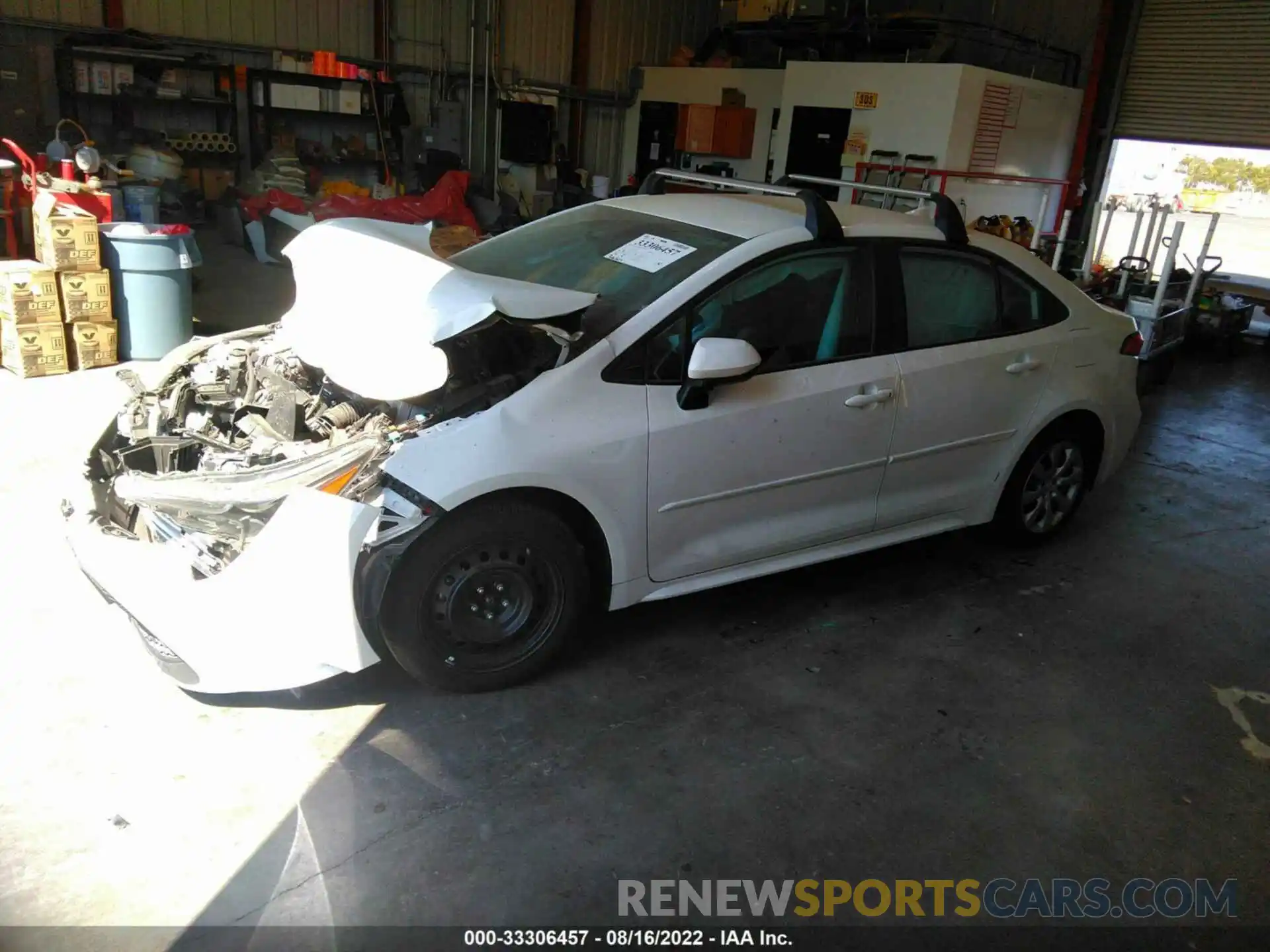 2 Photograph of a damaged car 5YFEPMAE1NP304616 TOYOTA COROLLA 2022