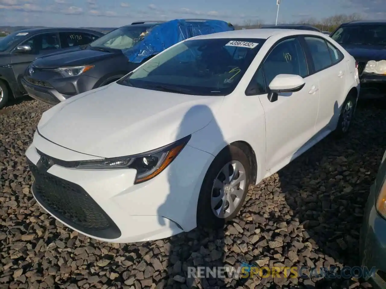 2 Photograph of a damaged car 5YFEPMAE1NP307855 TOYOTA COROLLA 2022