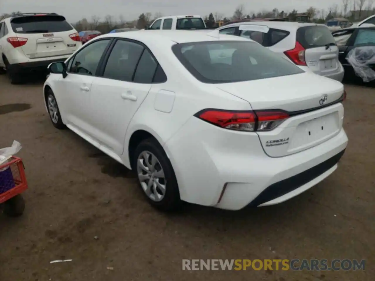 3 Photograph of a damaged car 5YFEPMAE1NP307855 TOYOTA COROLLA 2022