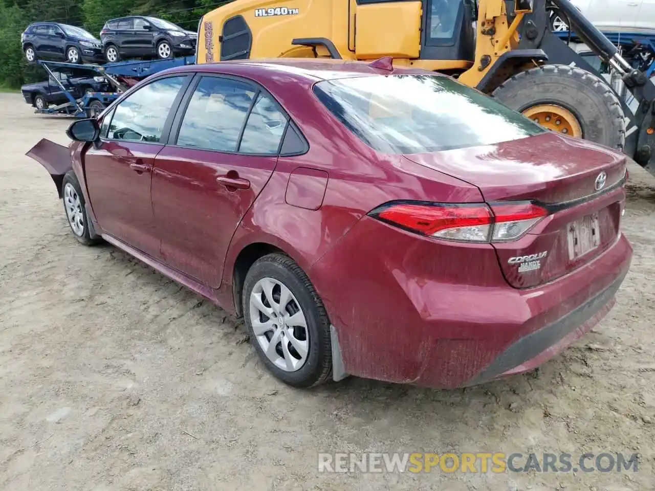 3 Photograph of a damaged car 5YFEPMAE1NP308424 TOYOTA COROLLA 2022