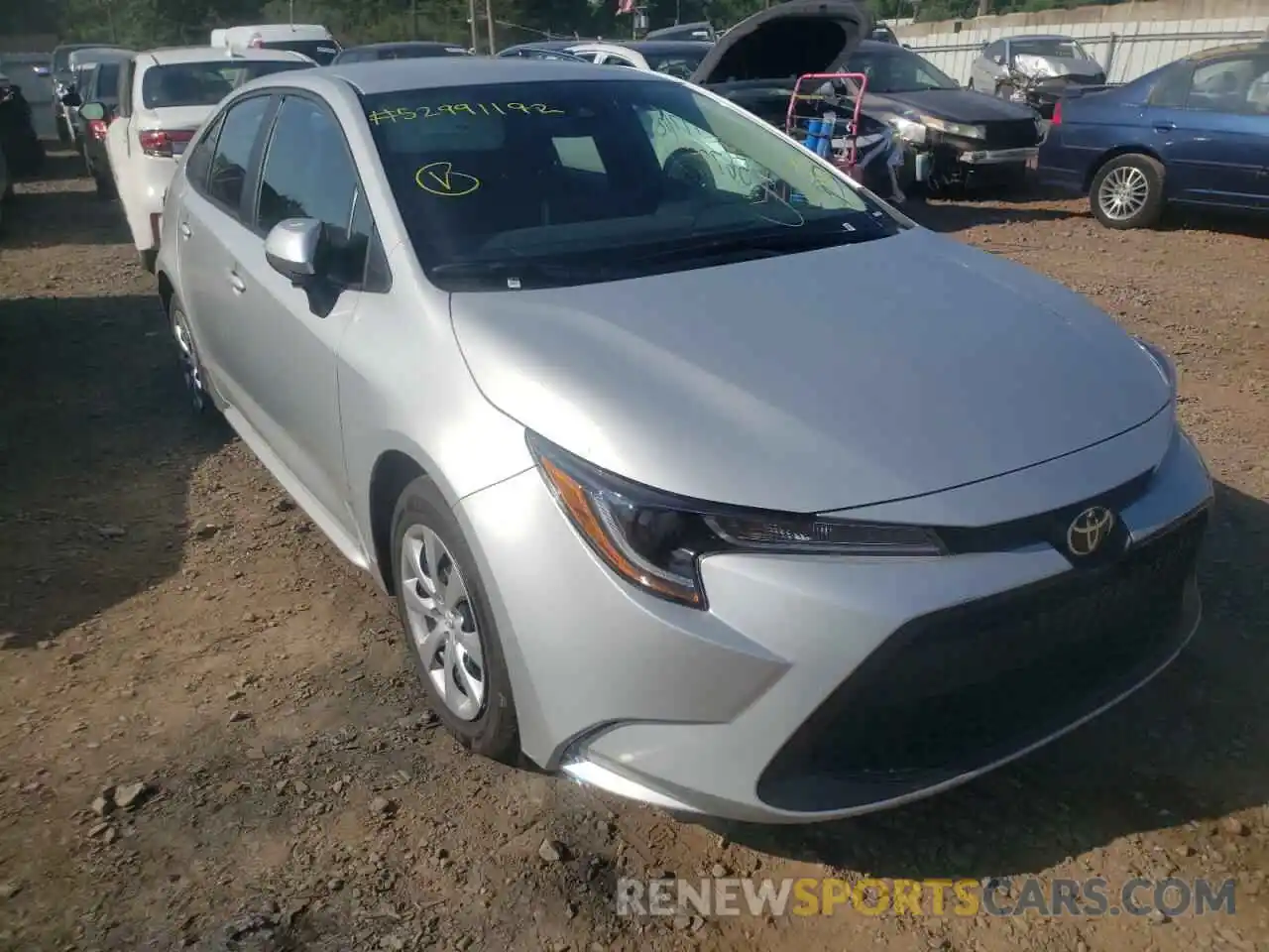 1 Photograph of a damaged car 5YFEPMAE1NP309346 TOYOTA COROLLA 2022