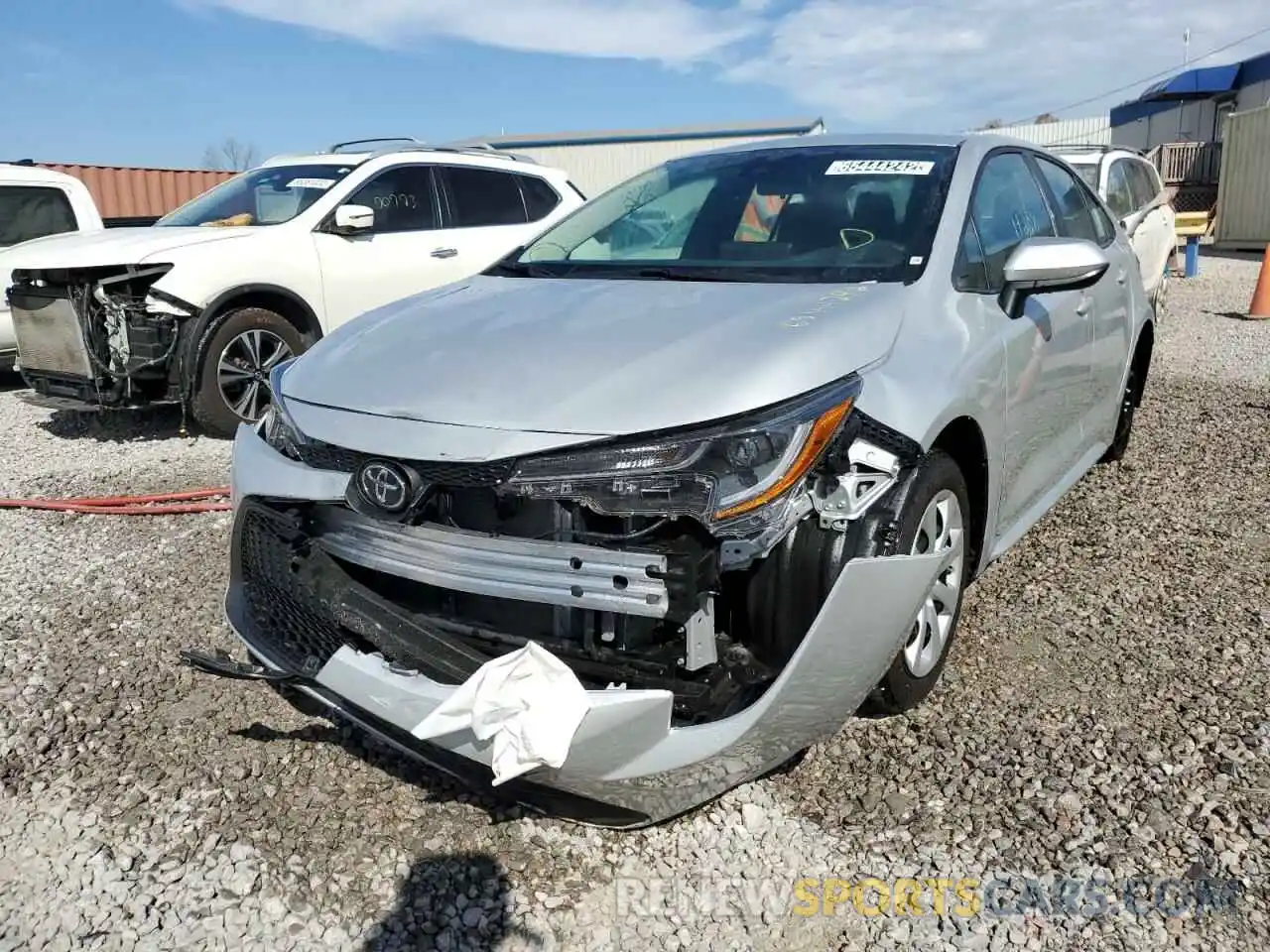 2 Photograph of a damaged car 5YFEPMAE1NP309914 TOYOTA COROLLA 2022