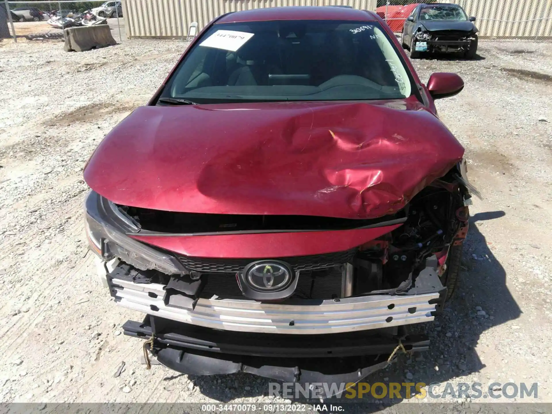 6 Photograph of a damaged car 5YFEPMAE1NP310691 TOYOTA COROLLA 2022