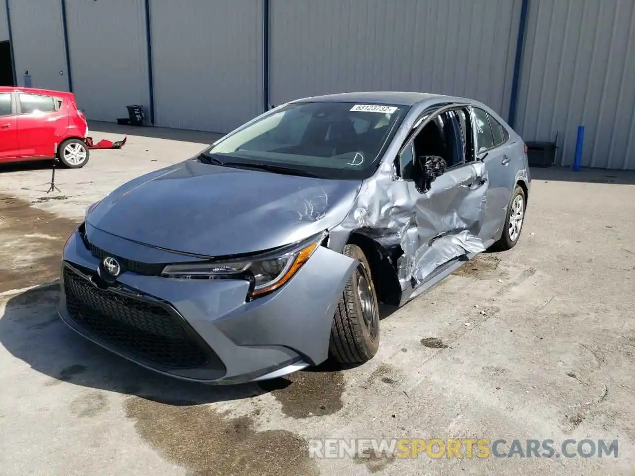 2 Photograph of a damaged car 5YFEPMAE1NP311954 TOYOTA COROLLA 2022