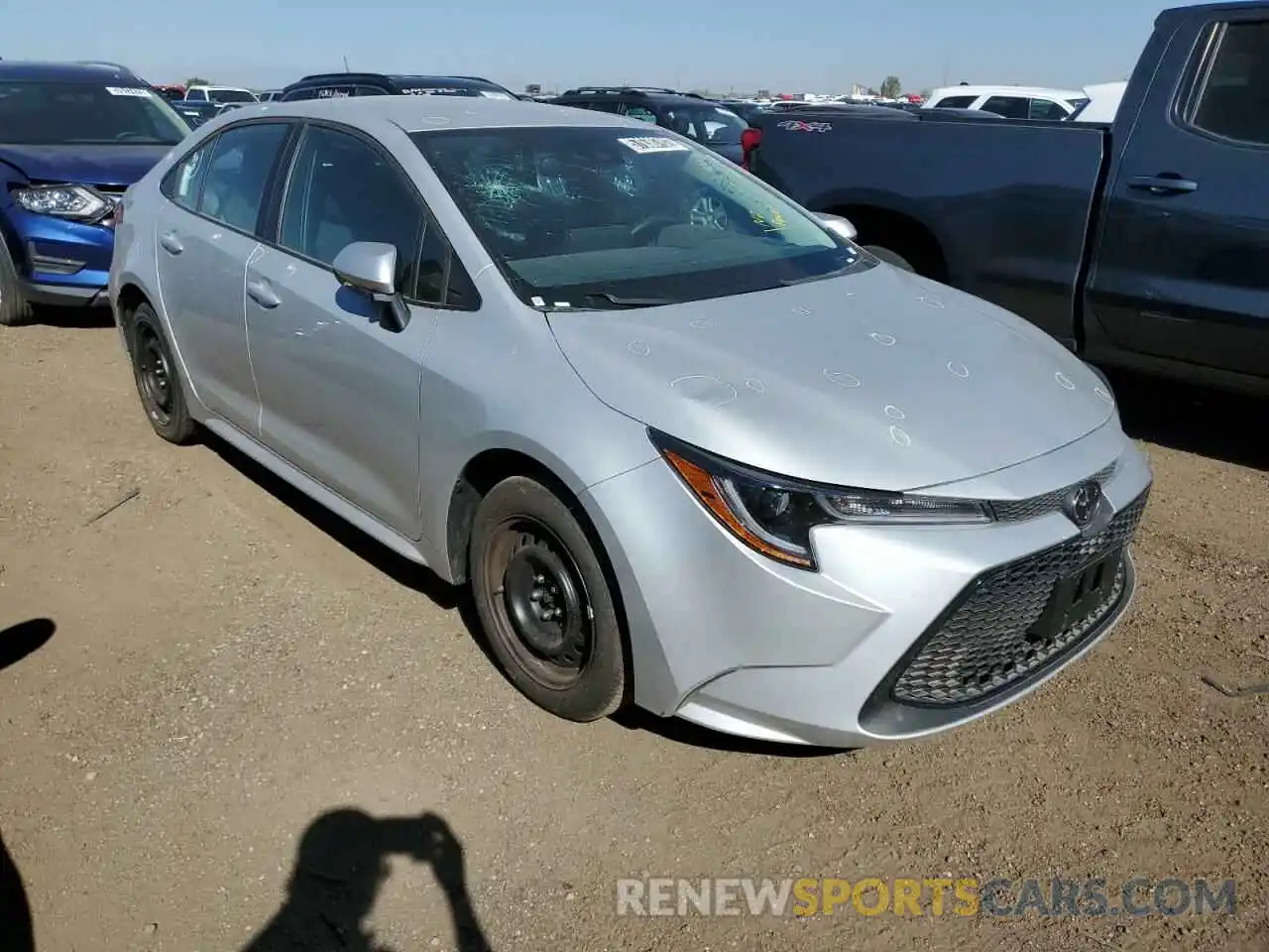 1 Photograph of a damaged car 5YFEPMAE1NP312179 TOYOTA COROLLA 2022