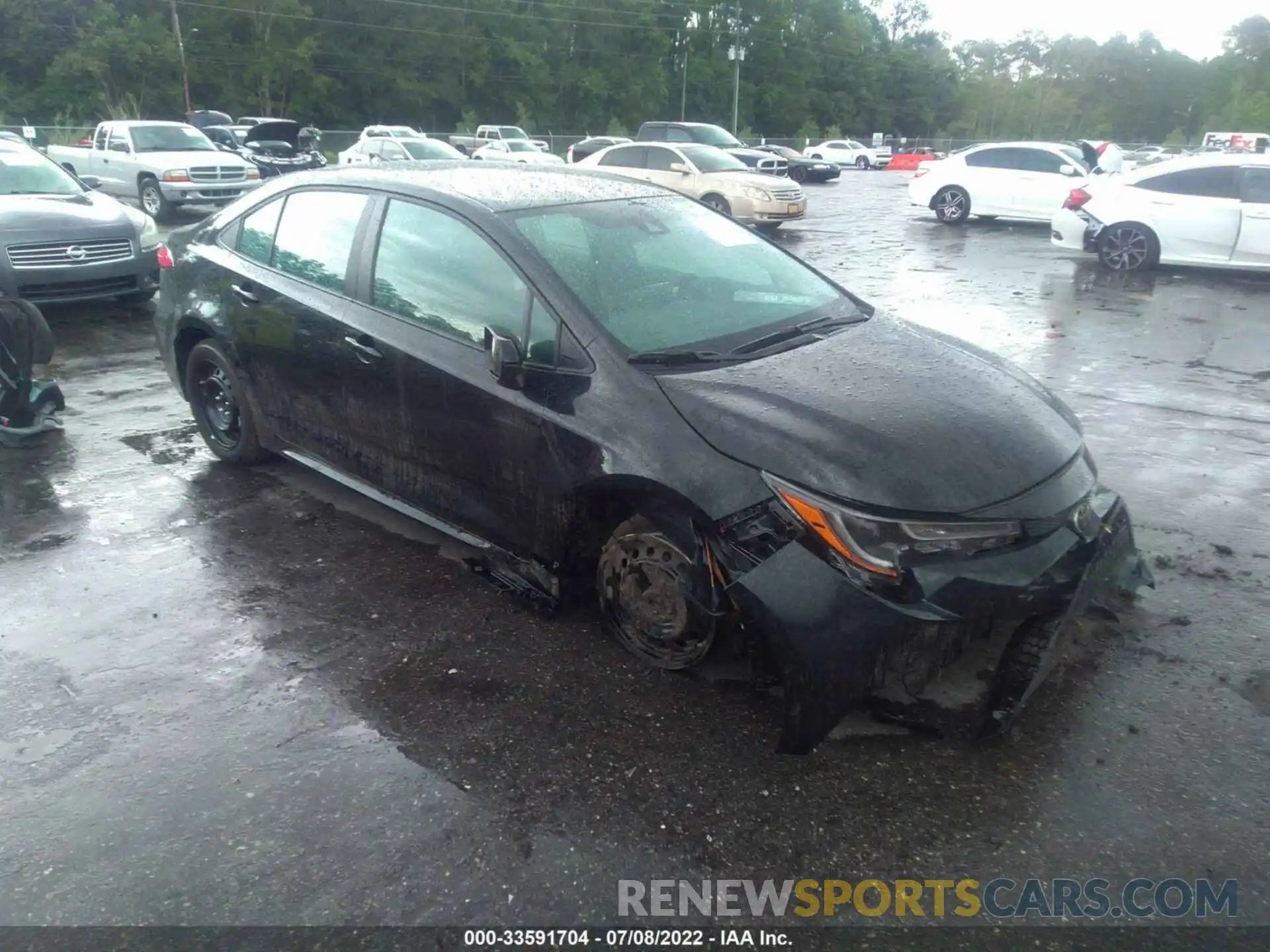 1 Photograph of a damaged car 5YFEPMAE1NP330682 TOYOTA COROLLA 2022