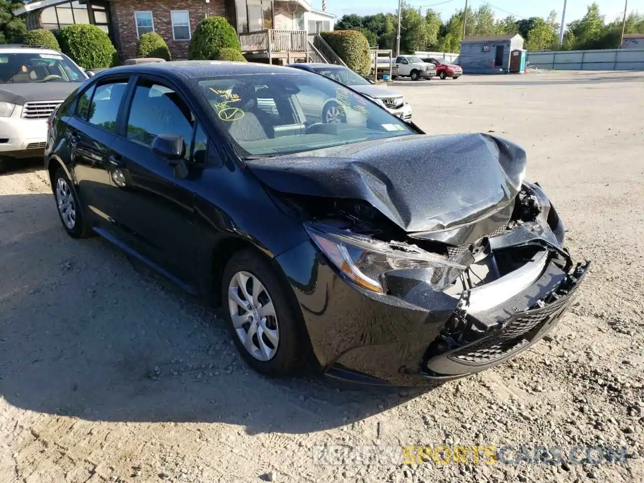 1 Photograph of a damaged car 5YFEPMAE1NP331086 TOYOTA COROLLA 2022