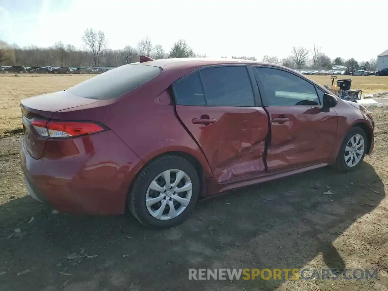 3 Photograph of a damaged car 5YFEPMAE1NP335011 TOYOTA COROLLA 2022