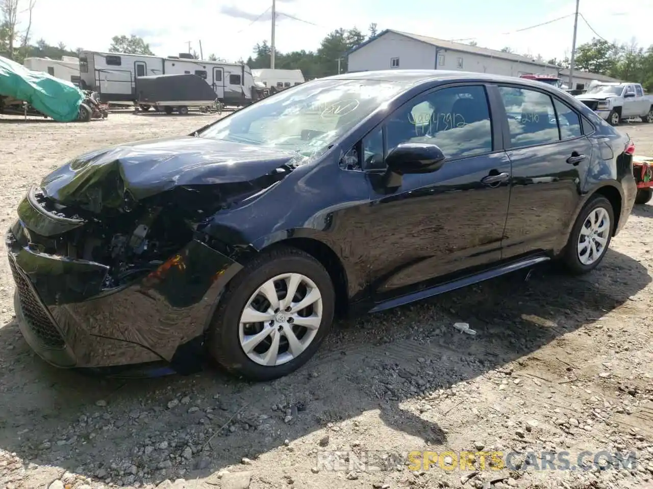 2 Photograph of a damaged car 5YFEPMAE1NP336806 TOYOTA COROLLA 2022