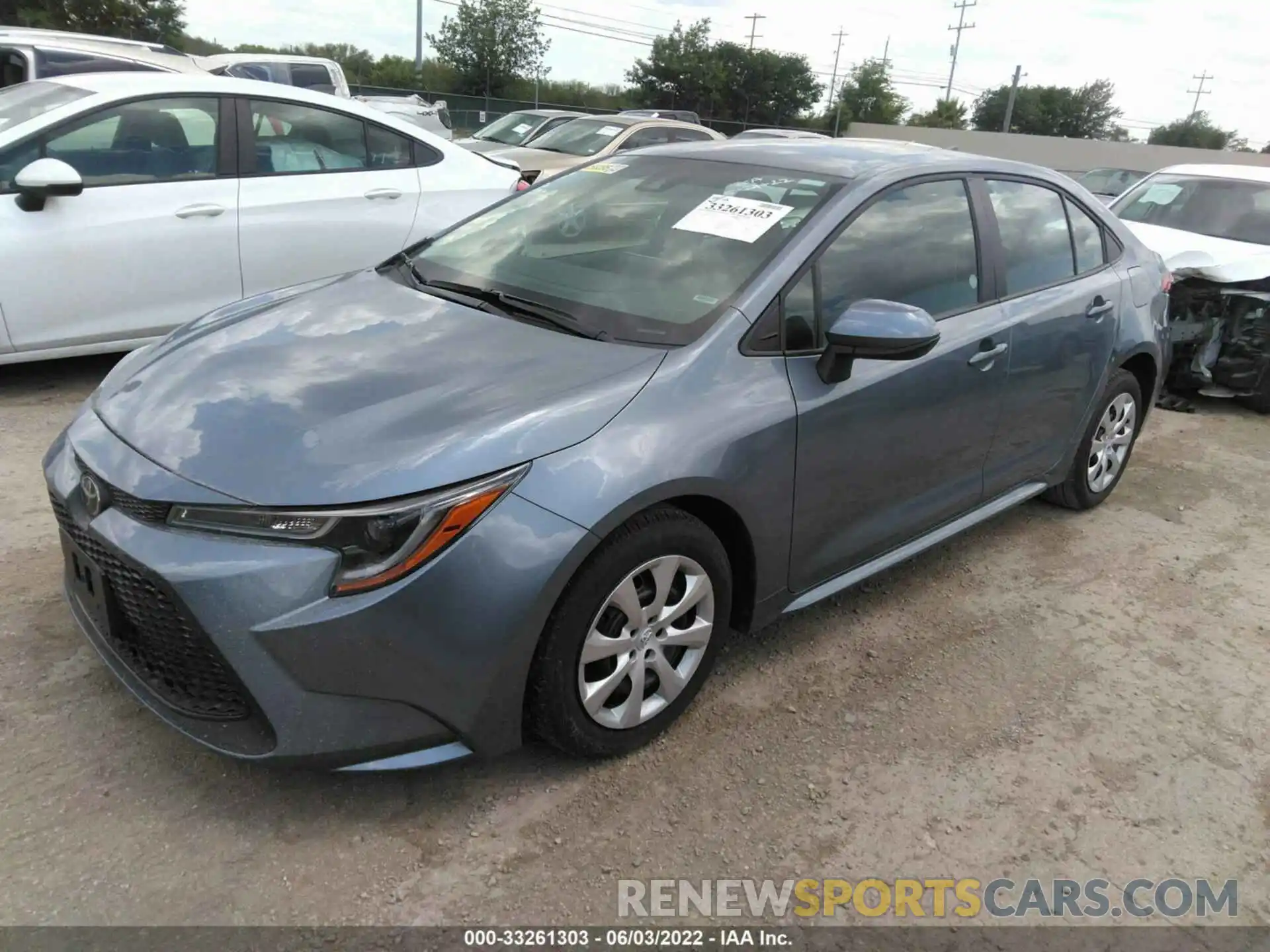 2 Photograph of a damaged car 5YFEPMAE2NP273327 TOYOTA COROLLA 2022