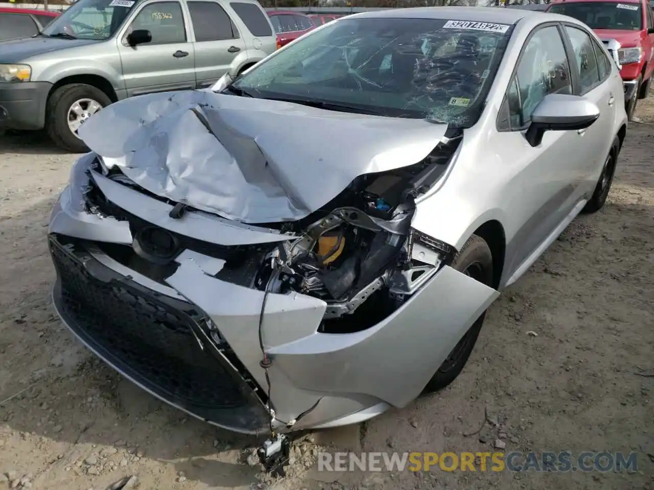 2 Photograph of a damaged car 5YFEPMAE2NP273912 TOYOTA COROLLA 2022