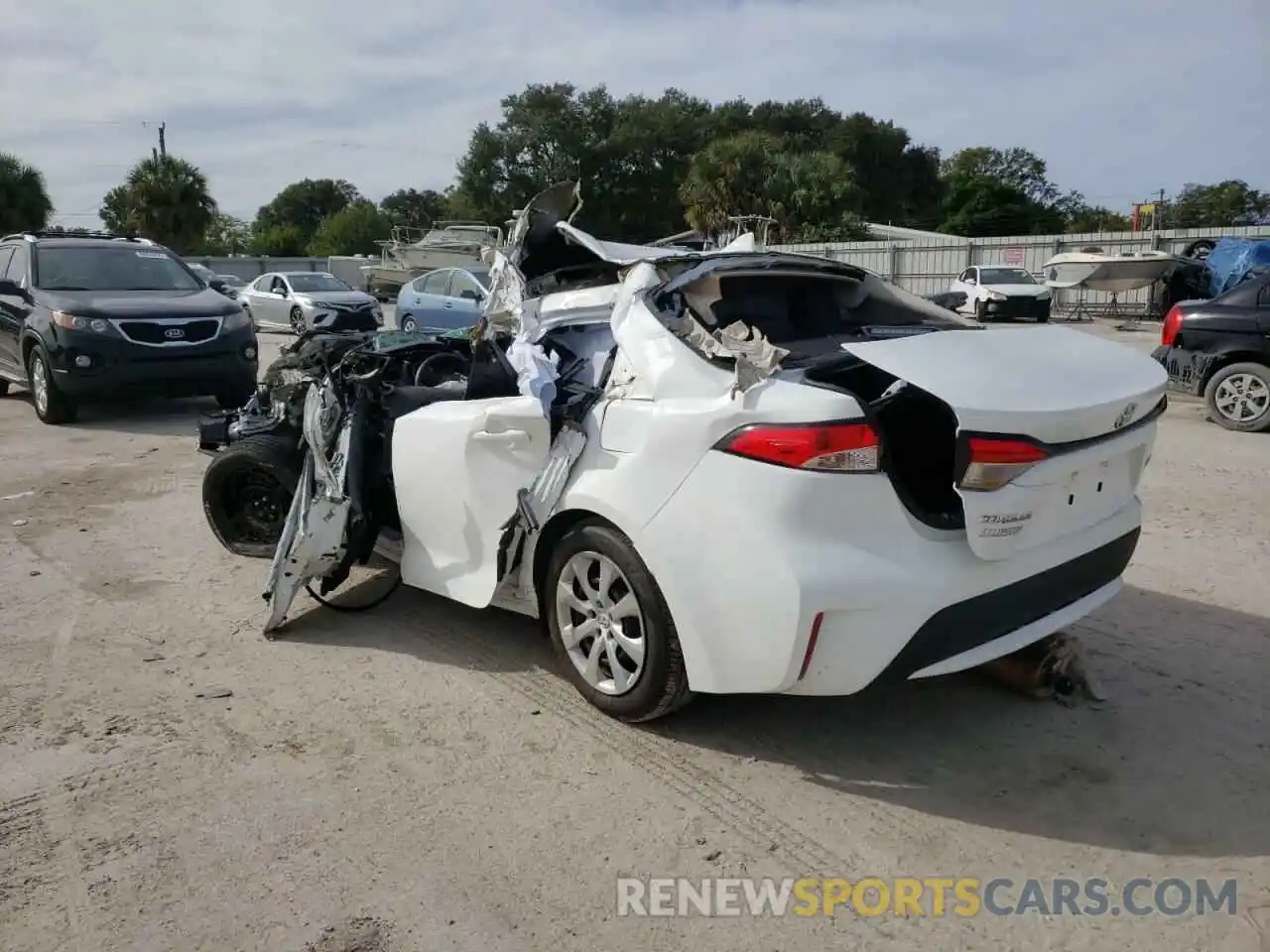 3 Photograph of a damaged car 5YFEPMAE2NP276356 TOYOTA COROLLA 2022