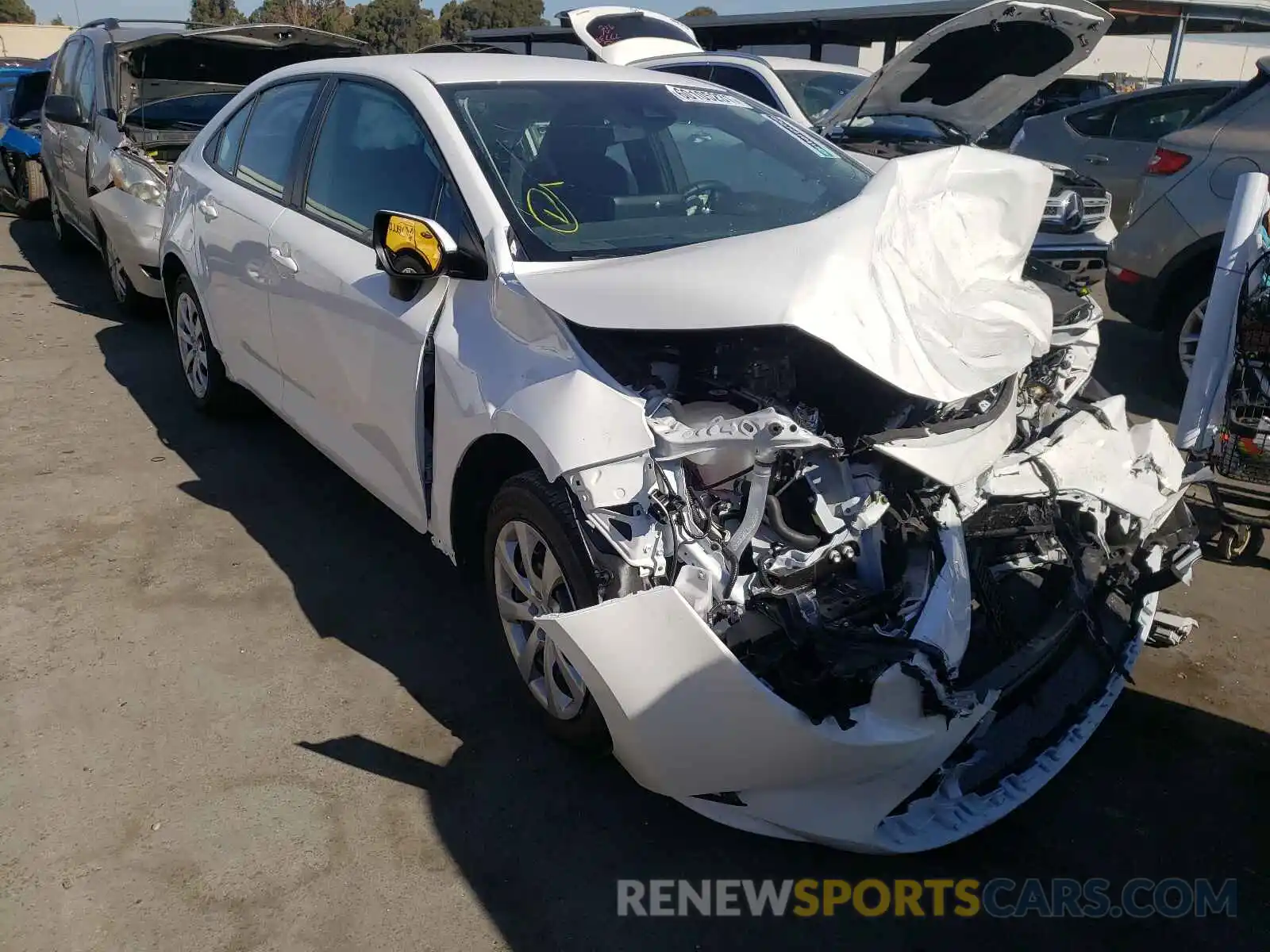 1 Photograph of a damaged car 5YFEPMAE2NP277524 TOYOTA COROLLA 2022