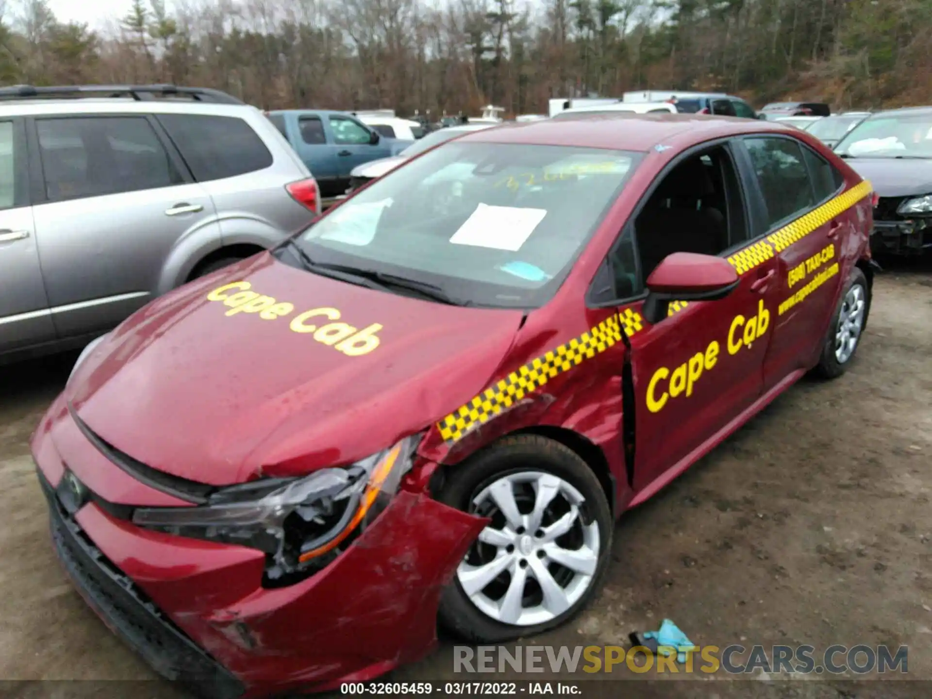 6 Photograph of a damaged car 5YFEPMAE2NP279631 TOYOTA COROLLA 2022