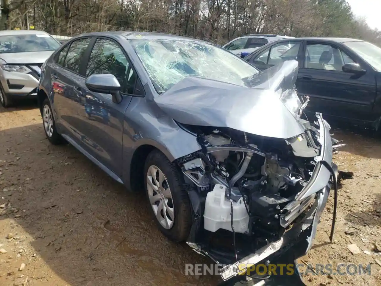 1 Photograph of a damaged car 5YFEPMAE2NP282190 TOYOTA COROLLA 2022