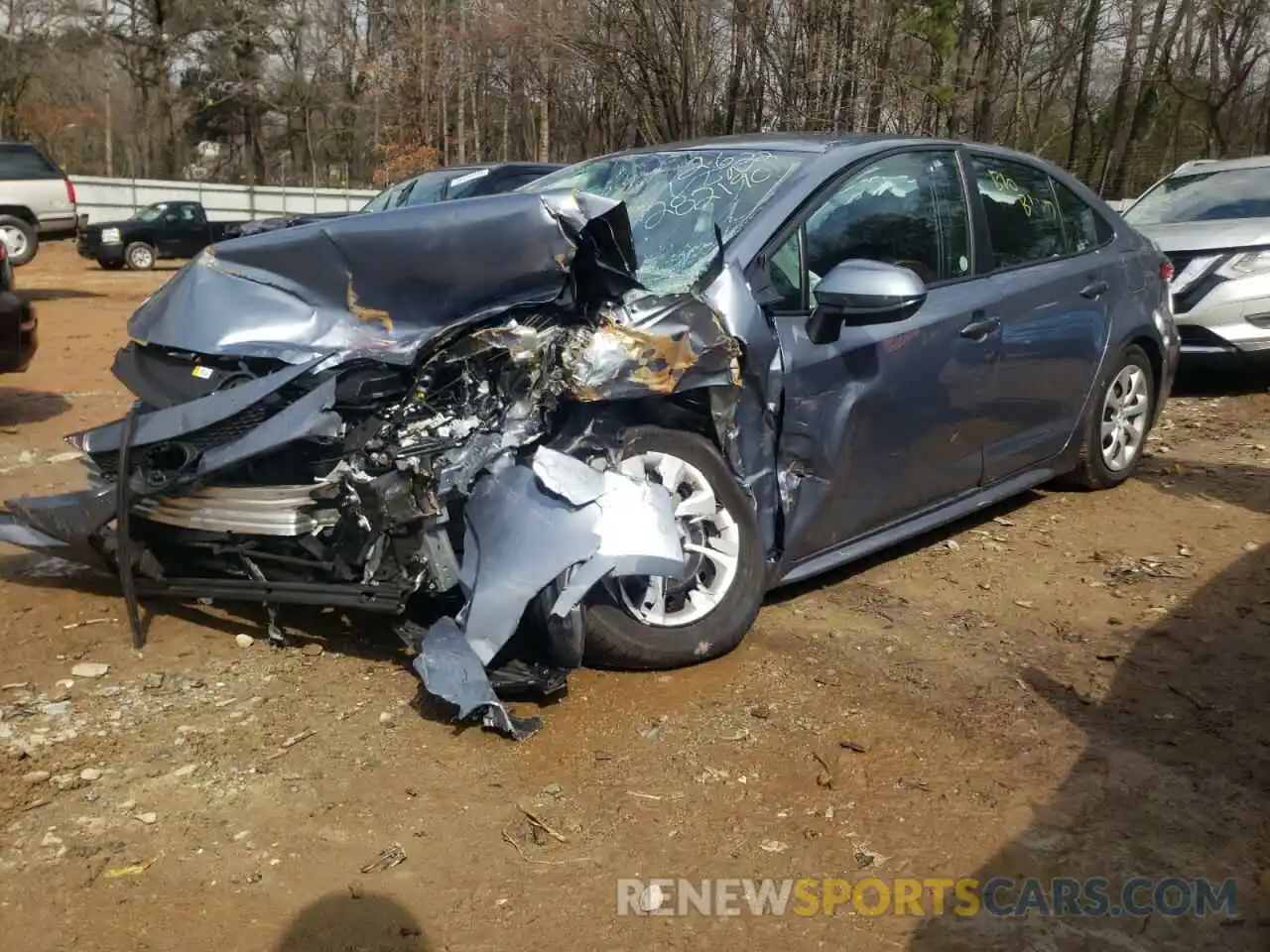 2 Photograph of a damaged car 5YFEPMAE2NP282190 TOYOTA COROLLA 2022