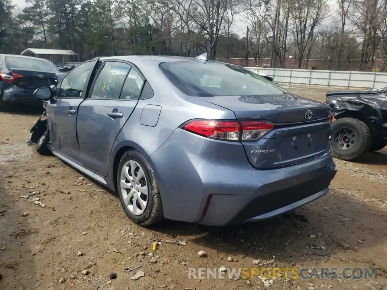 3 Photograph of a damaged car 5YFEPMAE2NP282190 TOYOTA COROLLA 2022