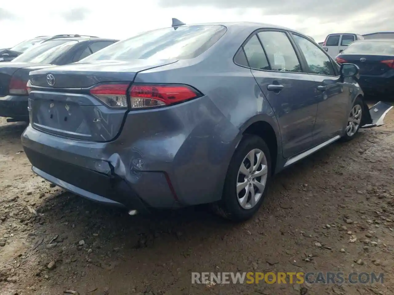 4 Photograph of a damaged car 5YFEPMAE2NP282190 TOYOTA COROLLA 2022