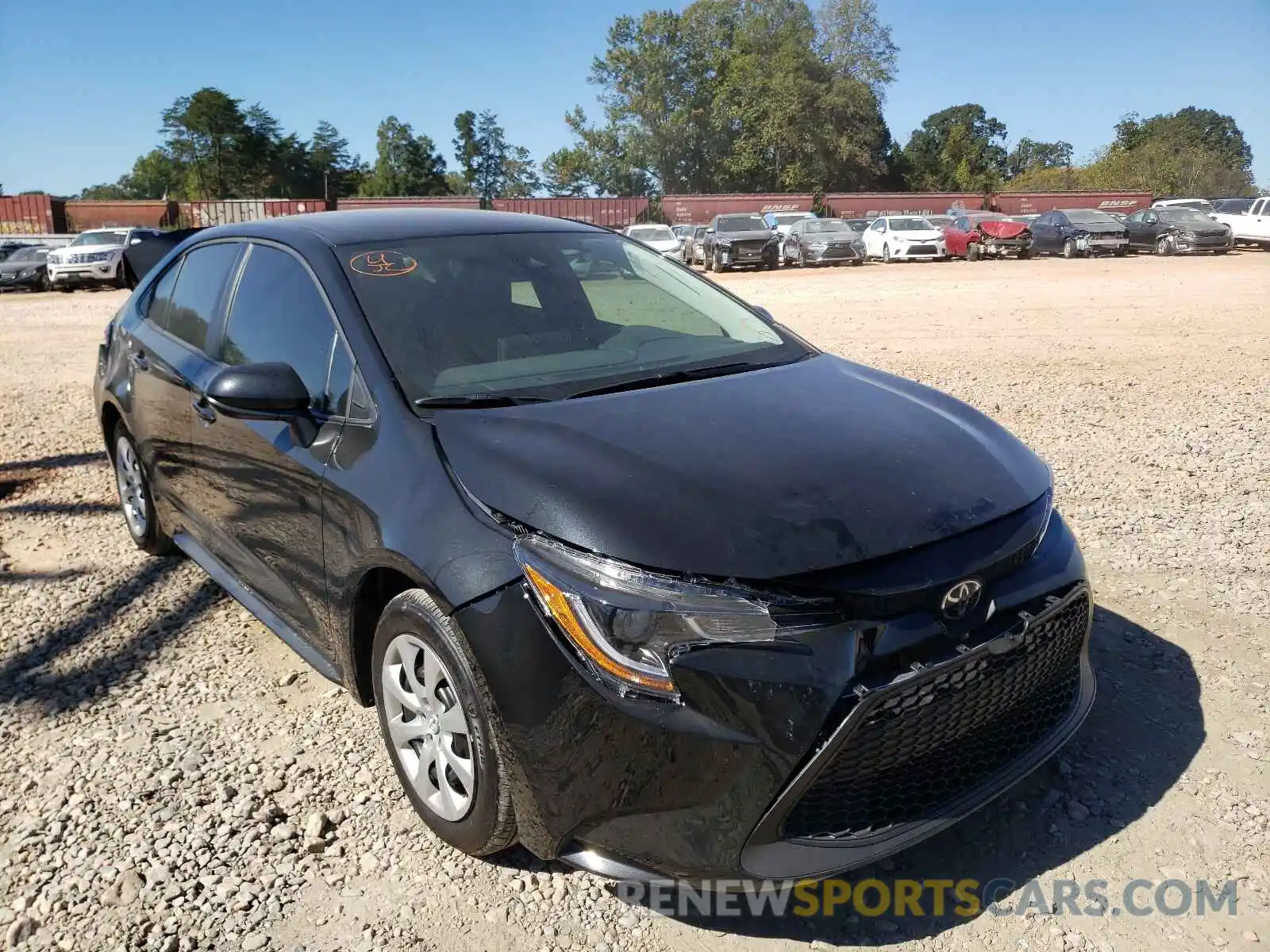 1 Photograph of a damaged car 5YFEPMAE2NP282836 TOYOTA COROLLA 2022