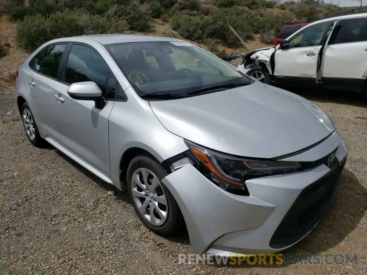 1 Photograph of a damaged car 5YFEPMAE2NP285879 TOYOTA COROLLA 2022