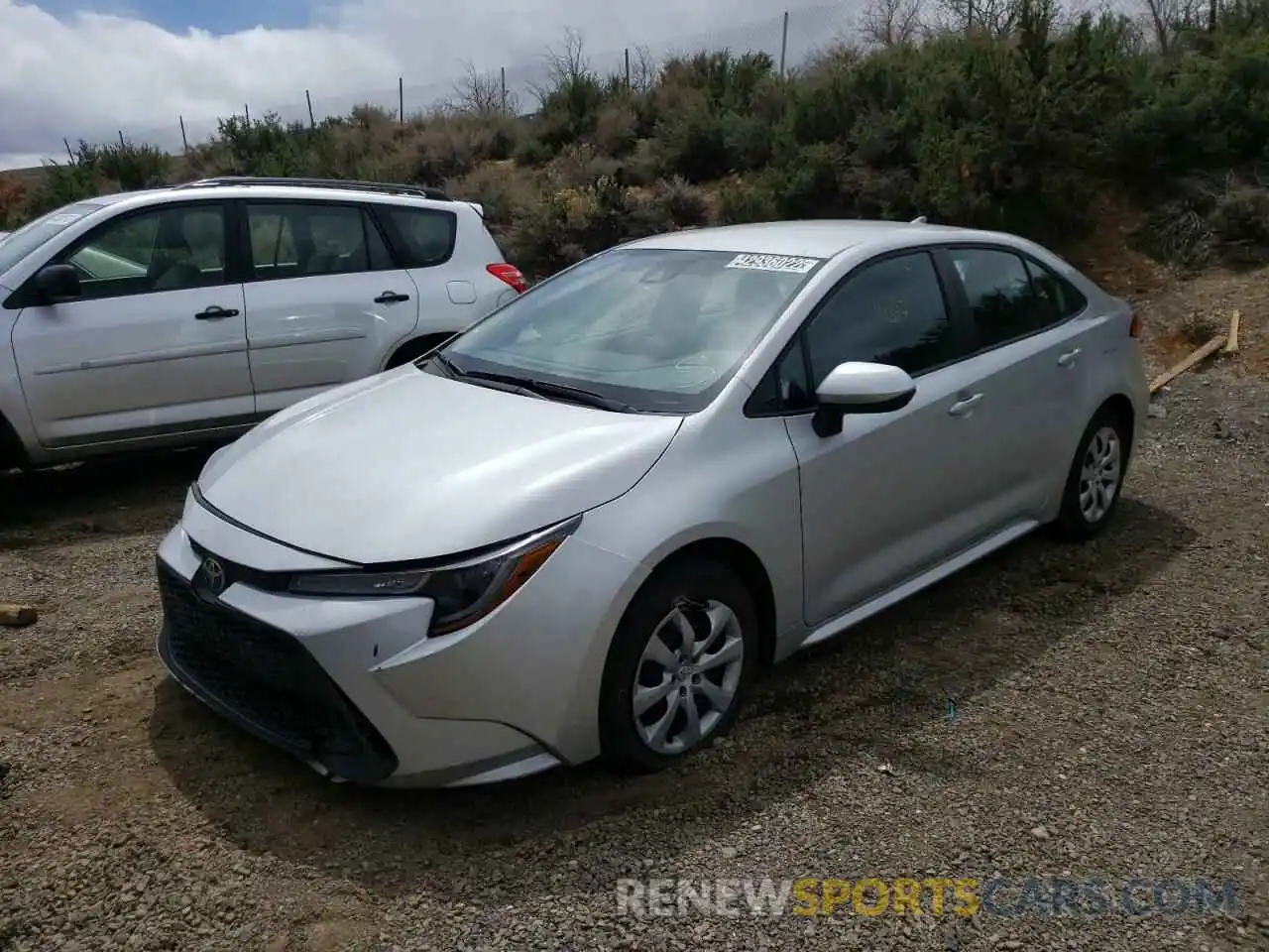 2 Photograph of a damaged car 5YFEPMAE2NP285879 TOYOTA COROLLA 2022